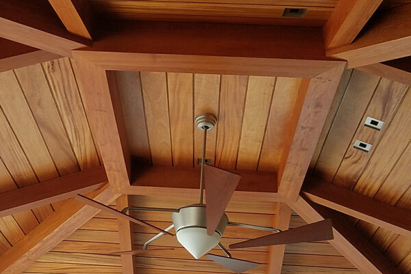 Beamed Tongue And Groove Ceiling