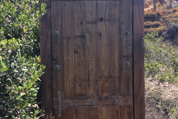 Reclaimed Wood Security Door