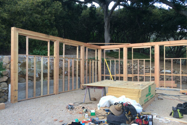 All Walls Framed Out