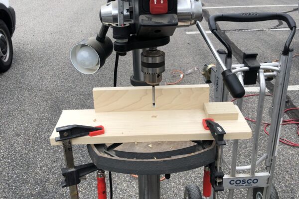 On site drill press